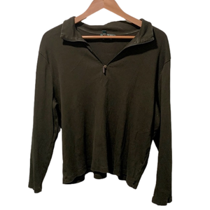 Lauren Ralph Lauren Plus Size 2X Olive Long Sleeve Top